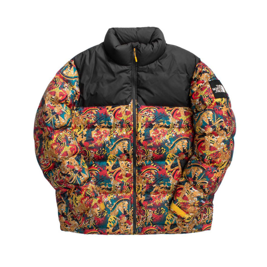 The North Face 1992 Nuptse Jacket Leopard Yellow Genesis T92ZWE9XP