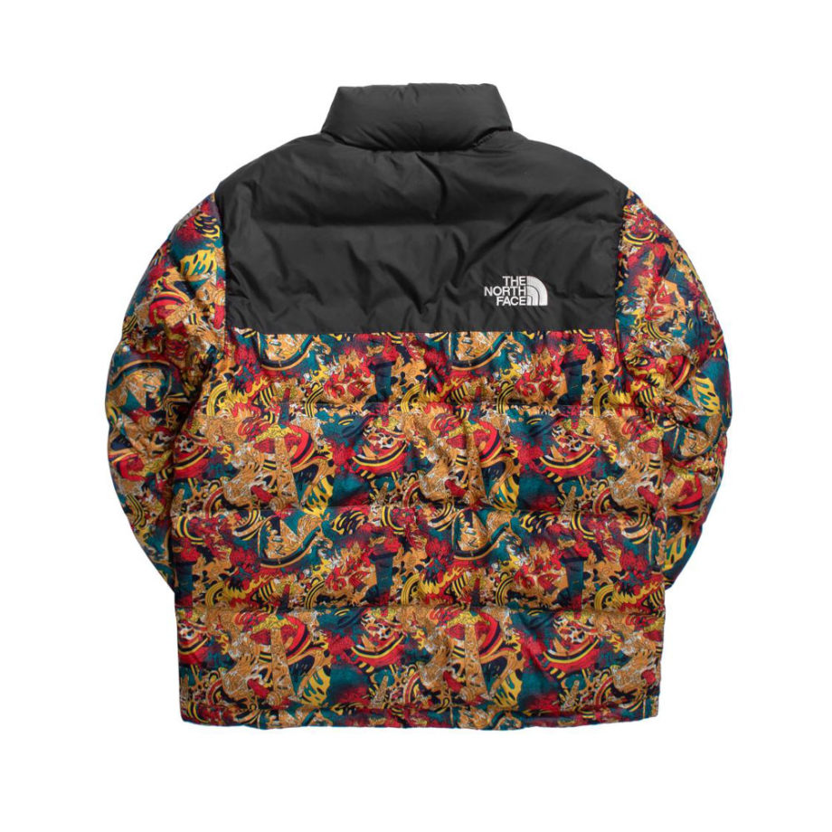 The North Face 1992 Nuptse Jacket Leopard Yellow Genesis T92ZWE9XP