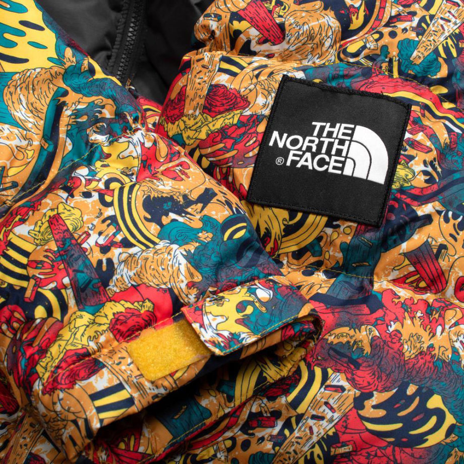 The North Face 1992 Nuptse Jacket Leopard Yellow Genesis T92ZWE9XP