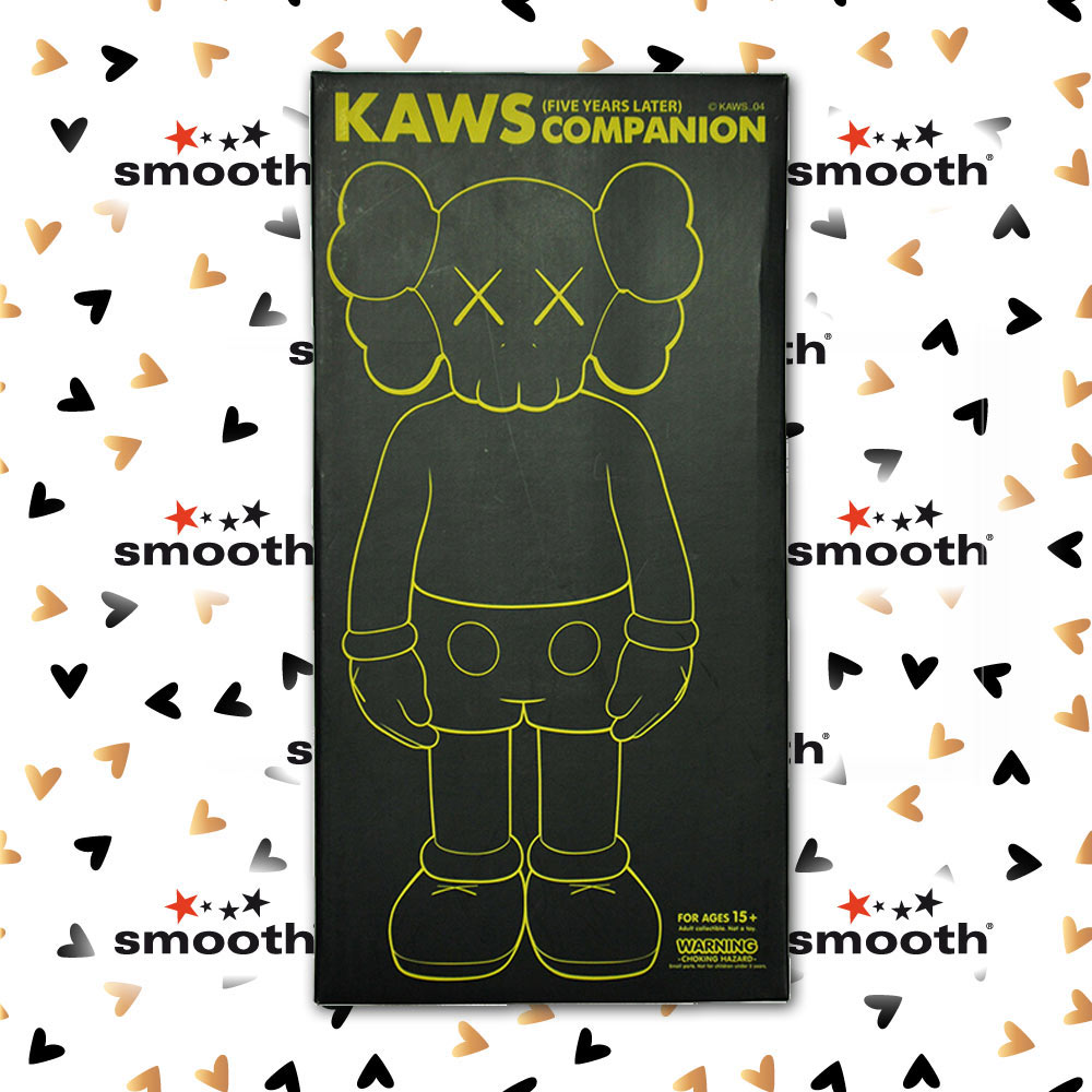 Kaws Companion Five Years Later Black 2004 Medicom Toy