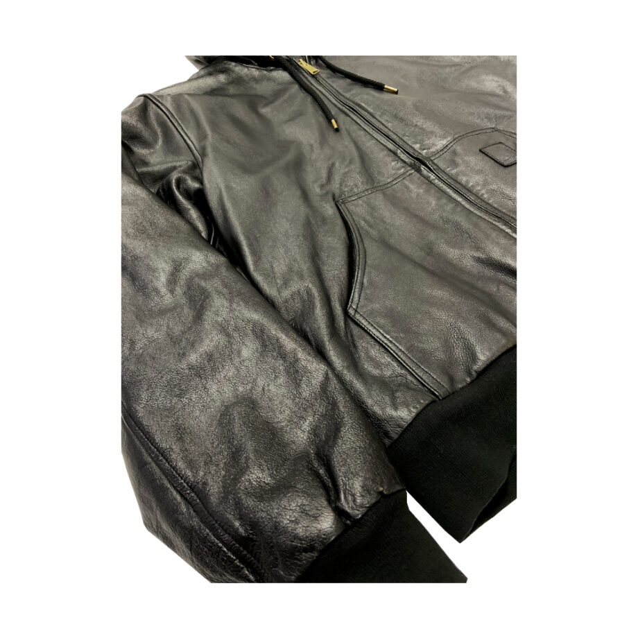 Carhartt Active Leather Jacket 2009 Giaccone in pelle nera
