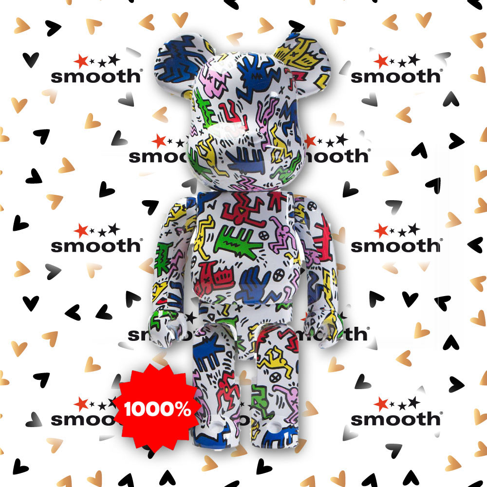 Medicom Toy Keith Haring Bearbrick 1000% Limited Edition