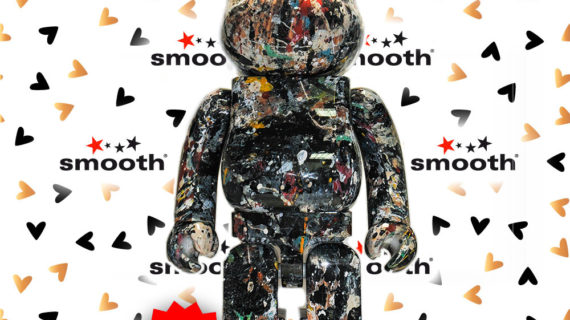 Medicom Toy X Jackson Pollock Version 2.0 Bearbrick 1000% 2018