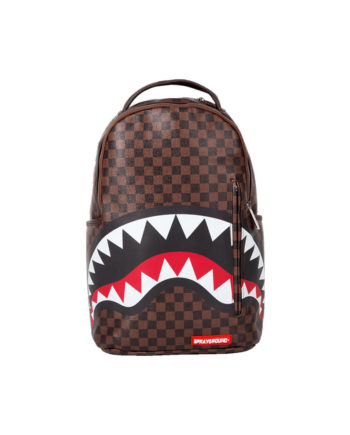 Sprayground Shark in Paris Backpack Brown Zainetto in pelle