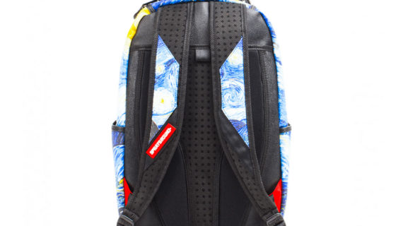 sprayground van gogh shark backpack