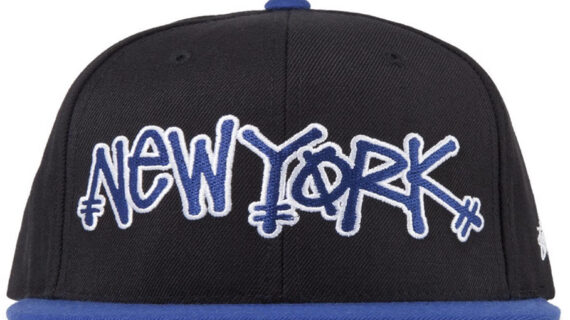 Stussy 2-Tone City Starter Ballcap New York Navy 031825