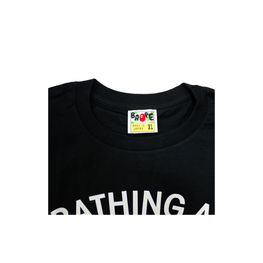 Stussy Bape Surivival Of The Fittest Black Tee Limited Edition