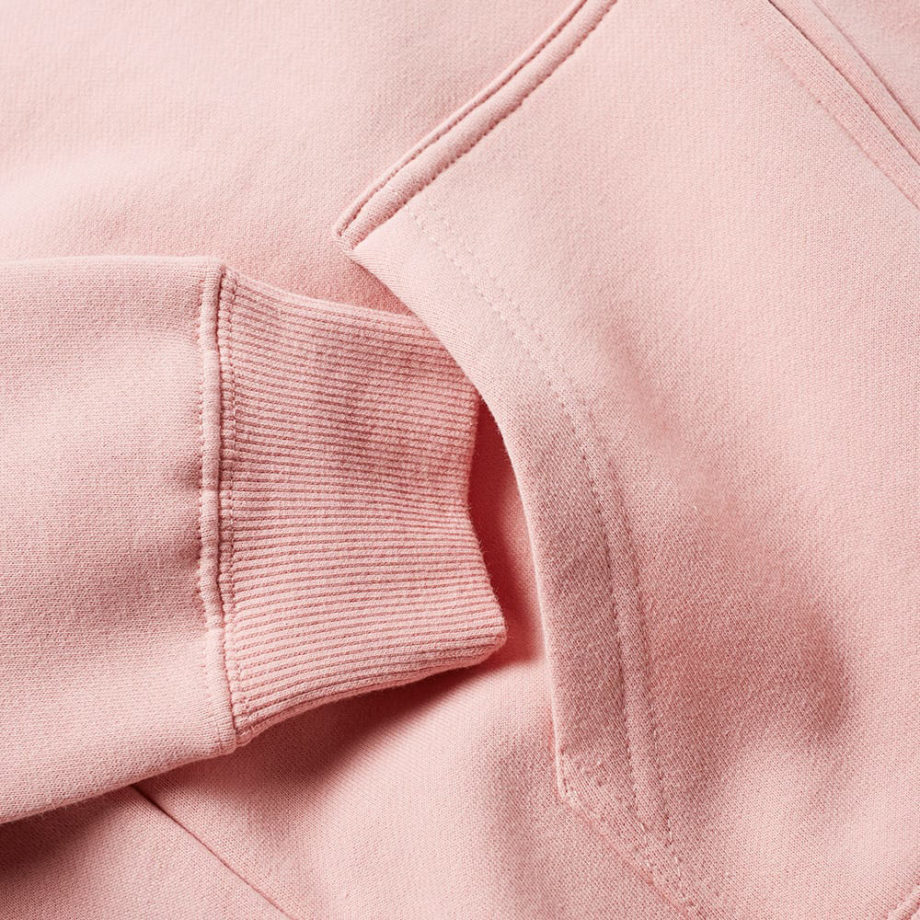 Stussy Basic Zip Hoodie 1974143 Dust Rose felpa con cappuccio