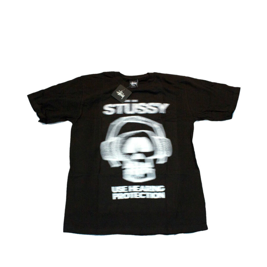 Stussy Akeem Hearing Protection Tee Black LImited Edition