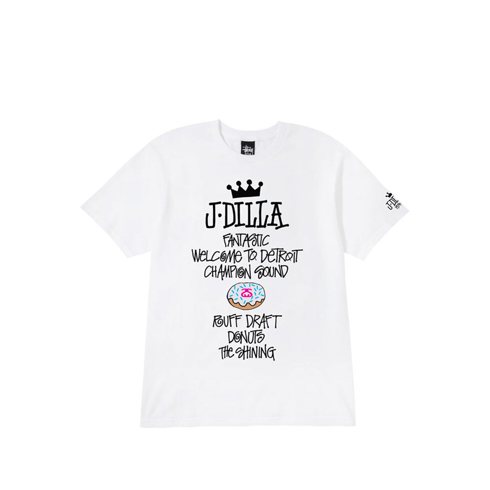 Stussy J Dilla World Tour T-shirt Short Sleeve White/Black