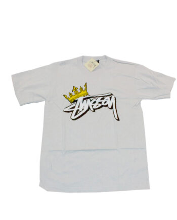 Stussy King Stock Tee Ash Gray LImited Edition 1901145
