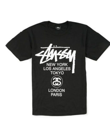 Stussy World Tour SS Tee Black 3903142