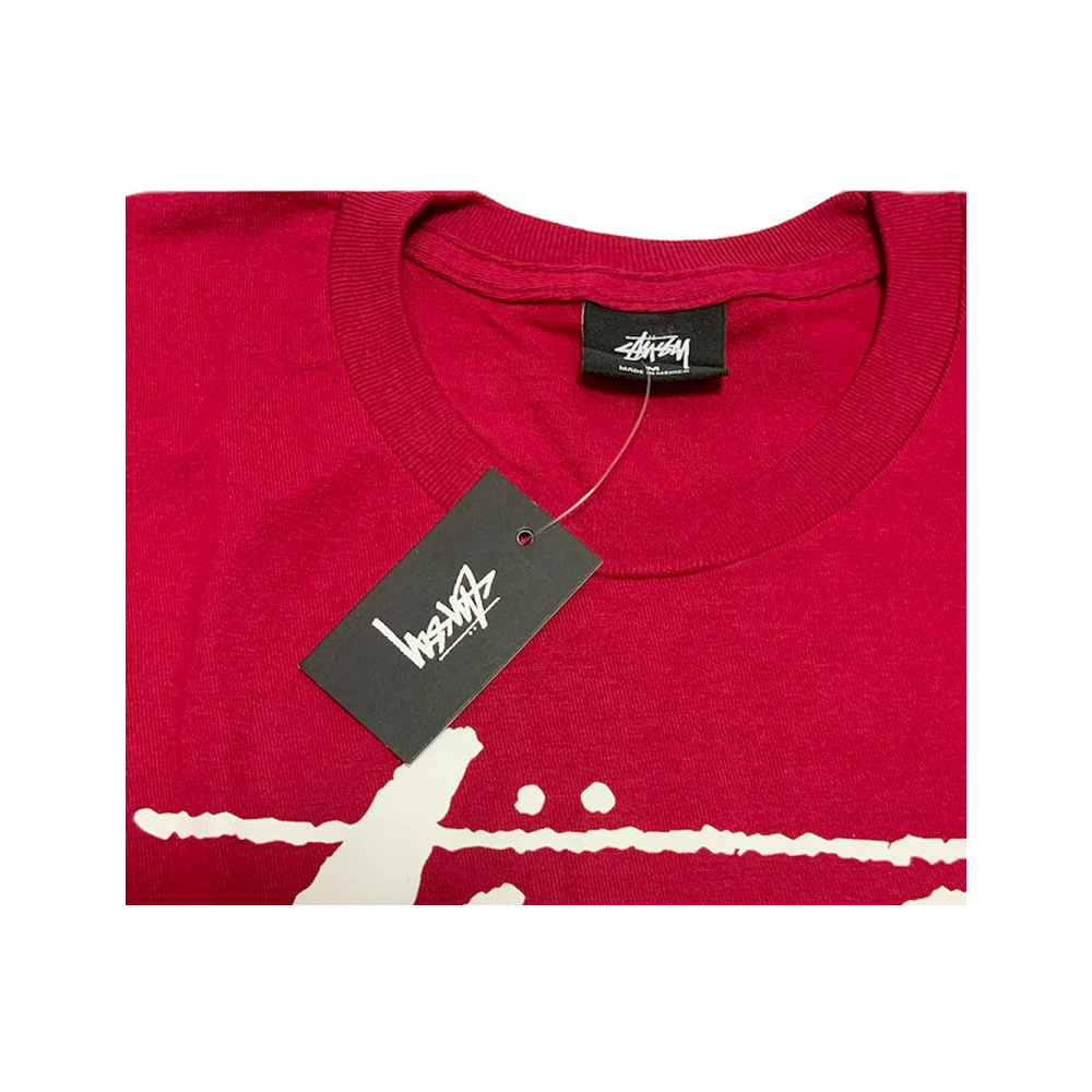 Stussy World Tour SS Tee Dark Red 3903142