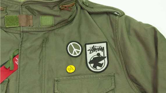 Stussy X Alpha Industries M-65 Olive Military Man Jacket 2016