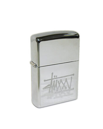 Stussy X Zippo Silver Lighter 25th Anniversary Limited Edition