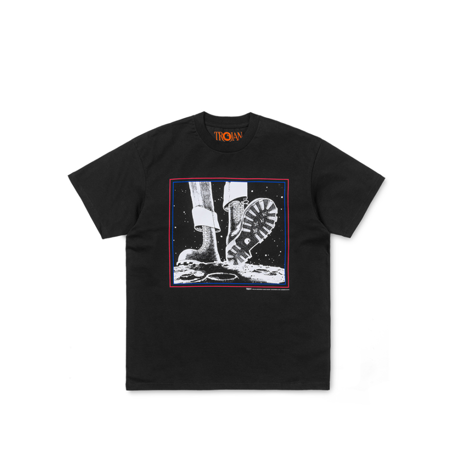 Carhartt Wip X Trojan Moonstomp Short Sleeve T-Shirt Black