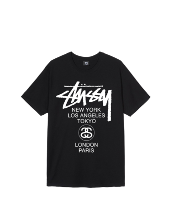 Stussy World Tour Tee Summer 2017 Black