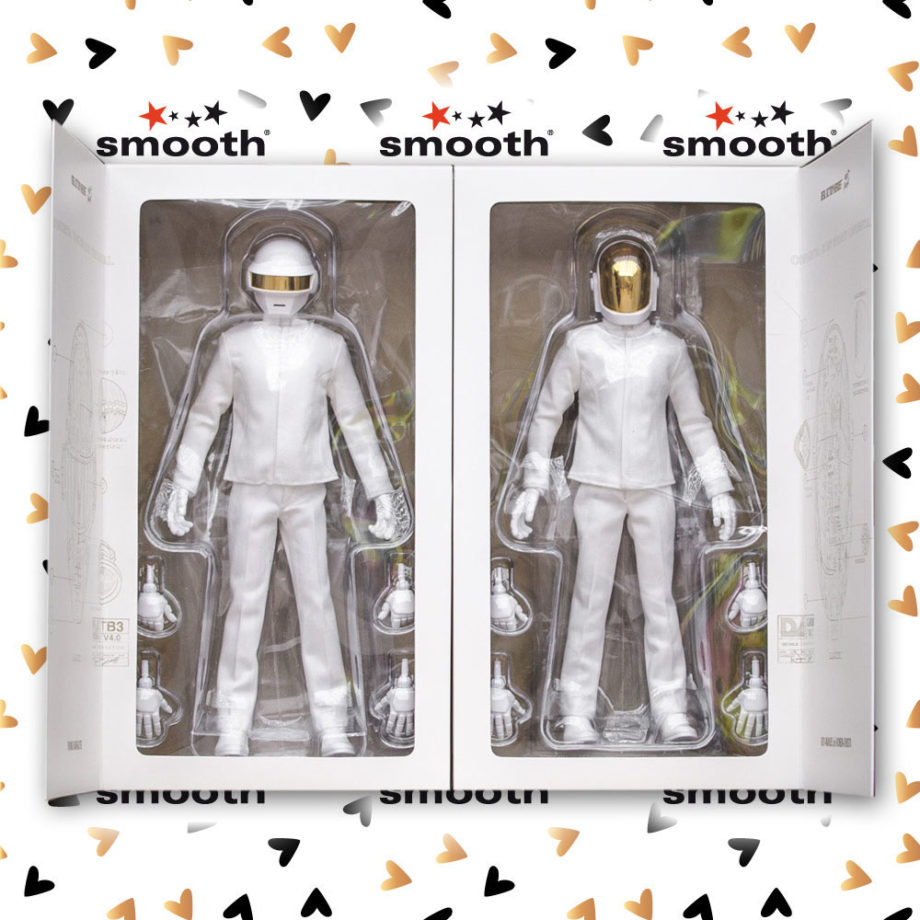 Medicom Toy Daft Punk Real Action Hero White Suits Grammy scale 1/6