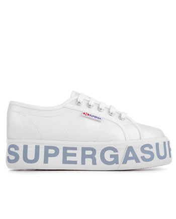Superga 2790 COTTRANSPLETTERINGW Woman Shoes White
