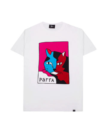 By Parra Earl The Cat T-Shirt White