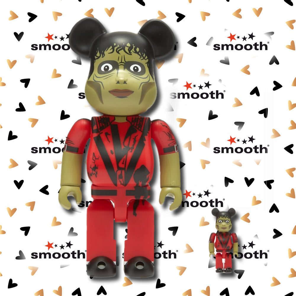 Medicom Toy Michael Jackson Thriller Zombie Bearbrick Set 100% 400% Limited  Edition