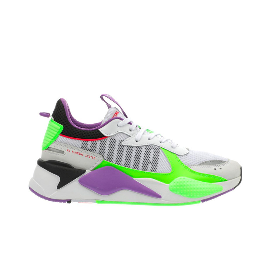Puma RS-X Bold Sneakers White / Green Geko / Royal Lilac