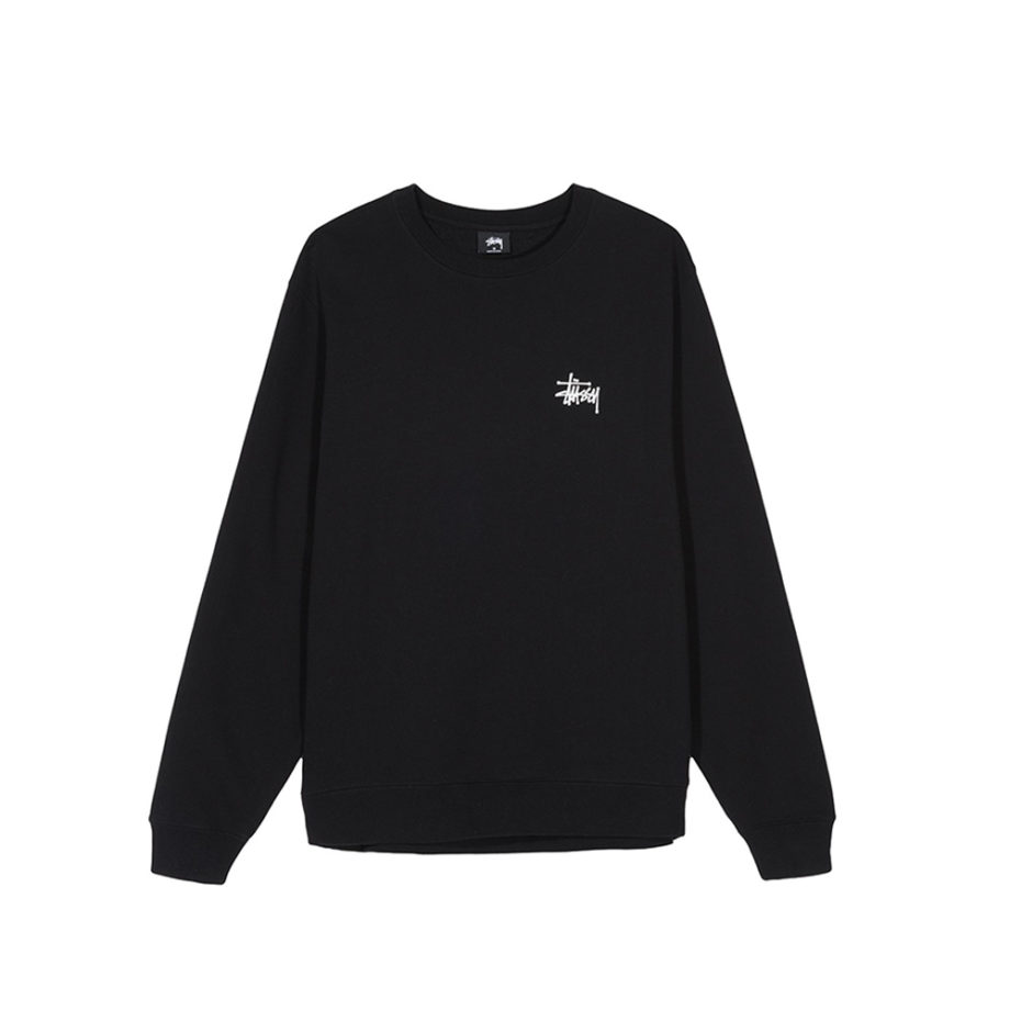 stussy basic crew sweatshirt