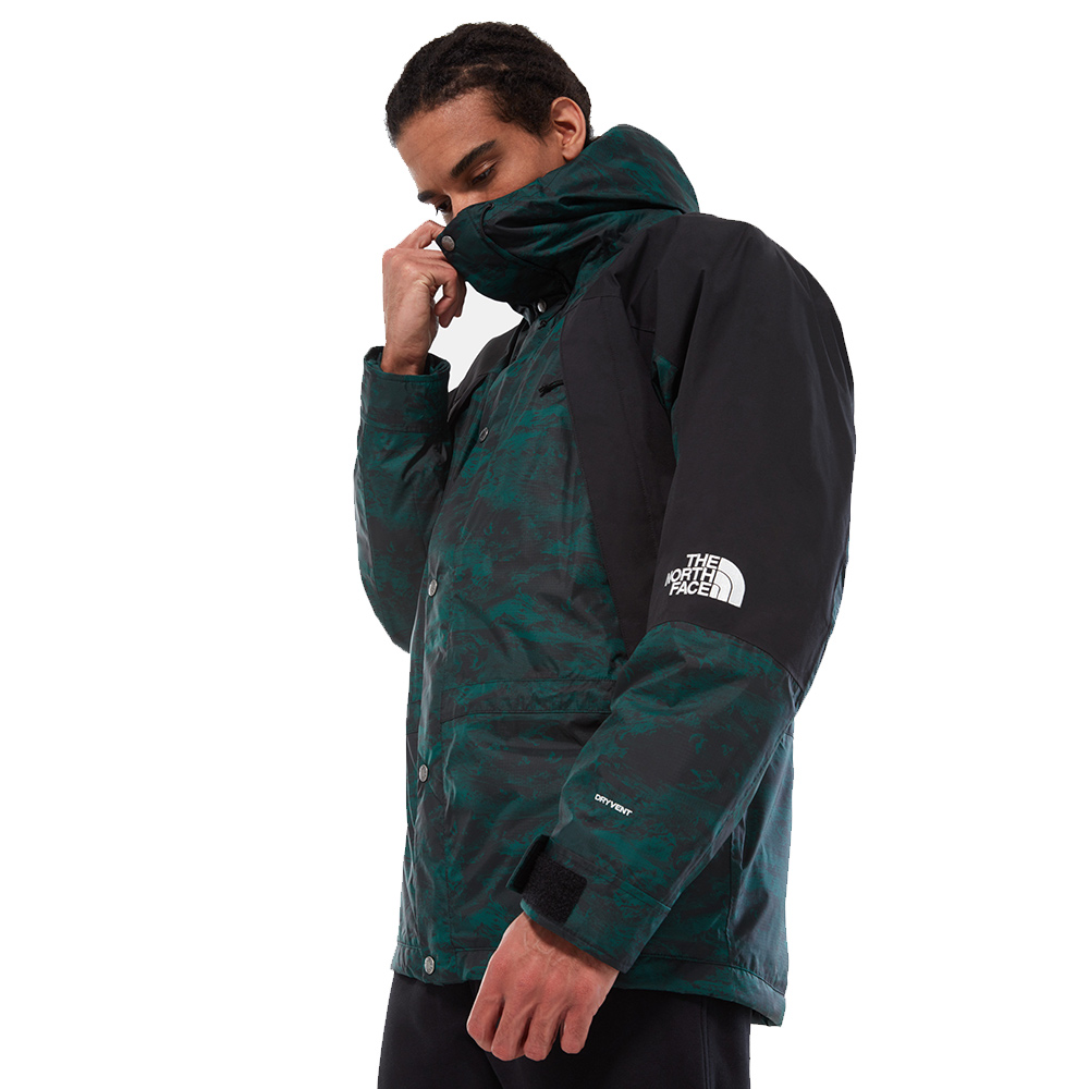 The North Face Mountain Light Dryvent Insulated Man Jacket Night Green  Lunatic Print