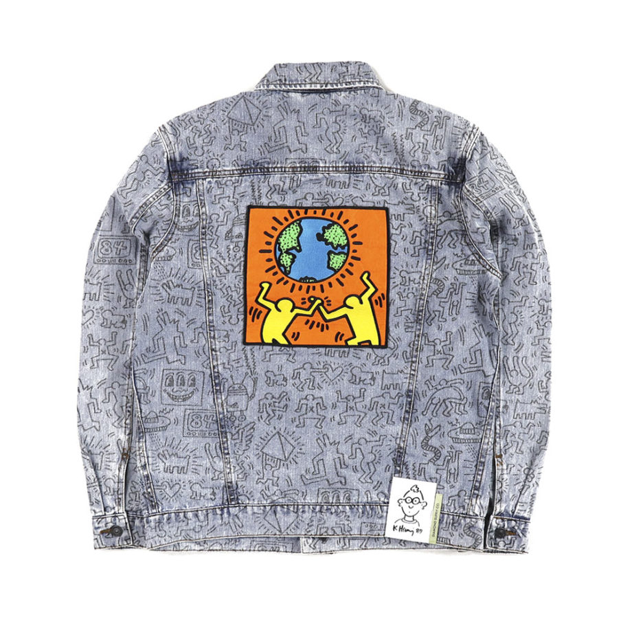 Diamond Supply Co. X Keith Haring Unity Denim Jacket Limited Edition