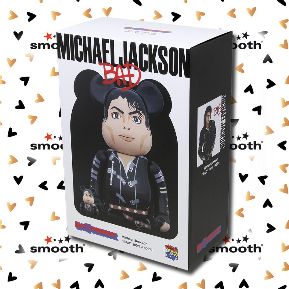 Medicom Toy Michael Jackson Bad 100% 400% Bearbrick Set Limited Edition