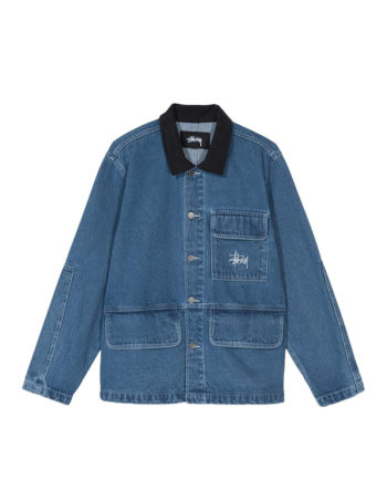 Stussy Denim Chore Coat / Cappotto Blue 115498