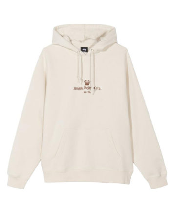 Stussy Old English Hoodie Cement 118368