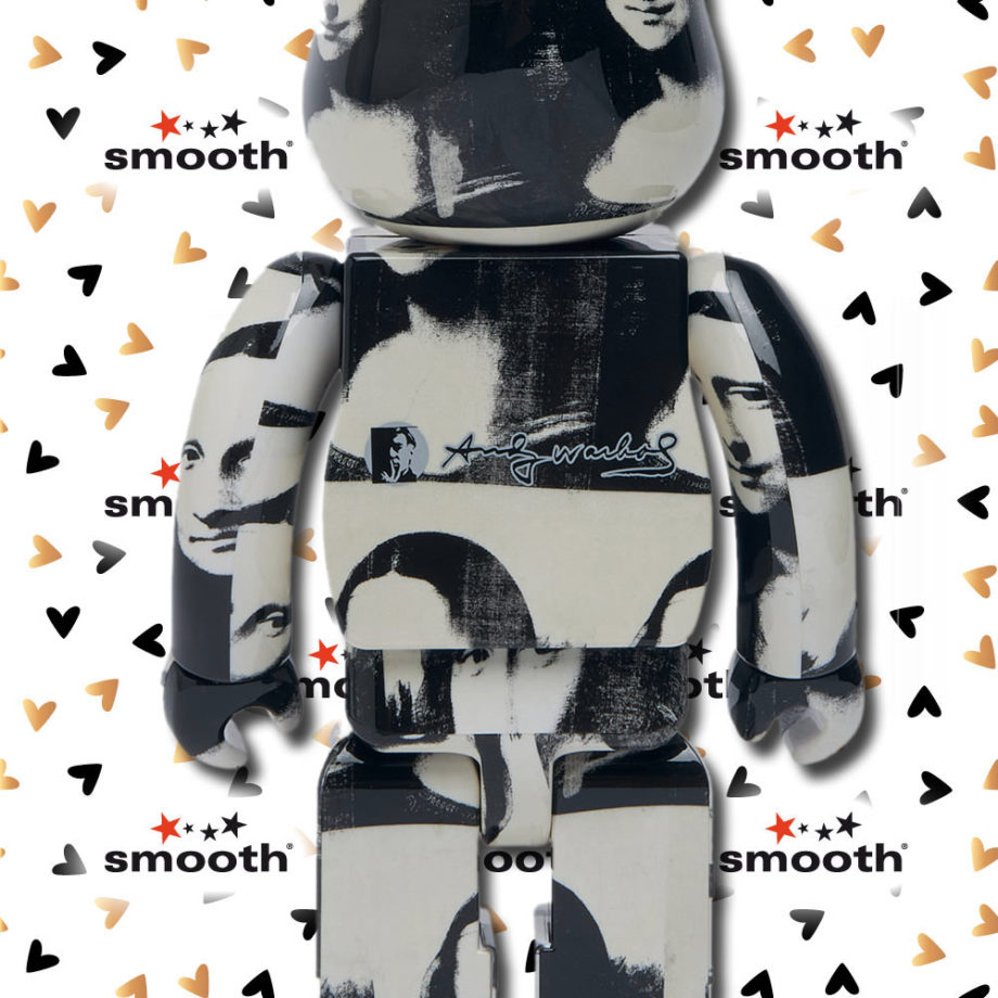 Medicom Toy Andy Warhol Double Mona Lisa Smile 100% 400% Bearbrick Set Limited Edition