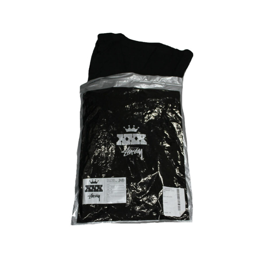 Stussy Sc Authentic Firmament Black Tee XXX Anniversary 0900004