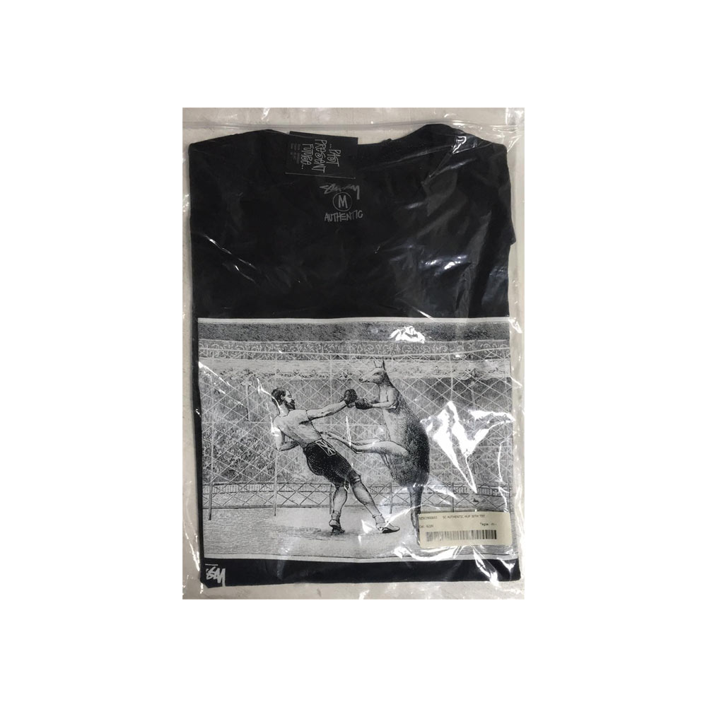 Stussy Sc Authentic x Huf Black Tee XXX Anniversary 0900053