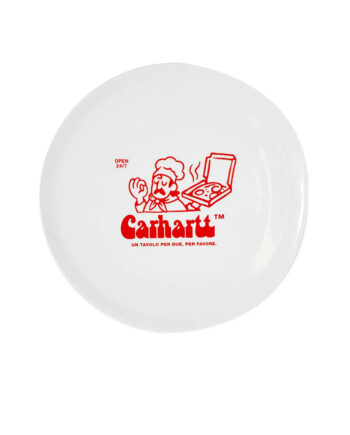 Carhartt Wip Bene Pizza Plate White I0280730200