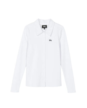 Stussy Maya Ls Button Down / Camicia White 214522