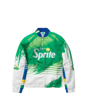 Staple Pigeon Sprite Racing Jacket Lime 2001O5835