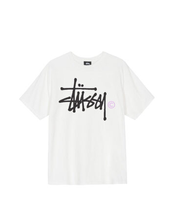 Stussy Basic Logo Pig Dyed Tee Natural 1904553