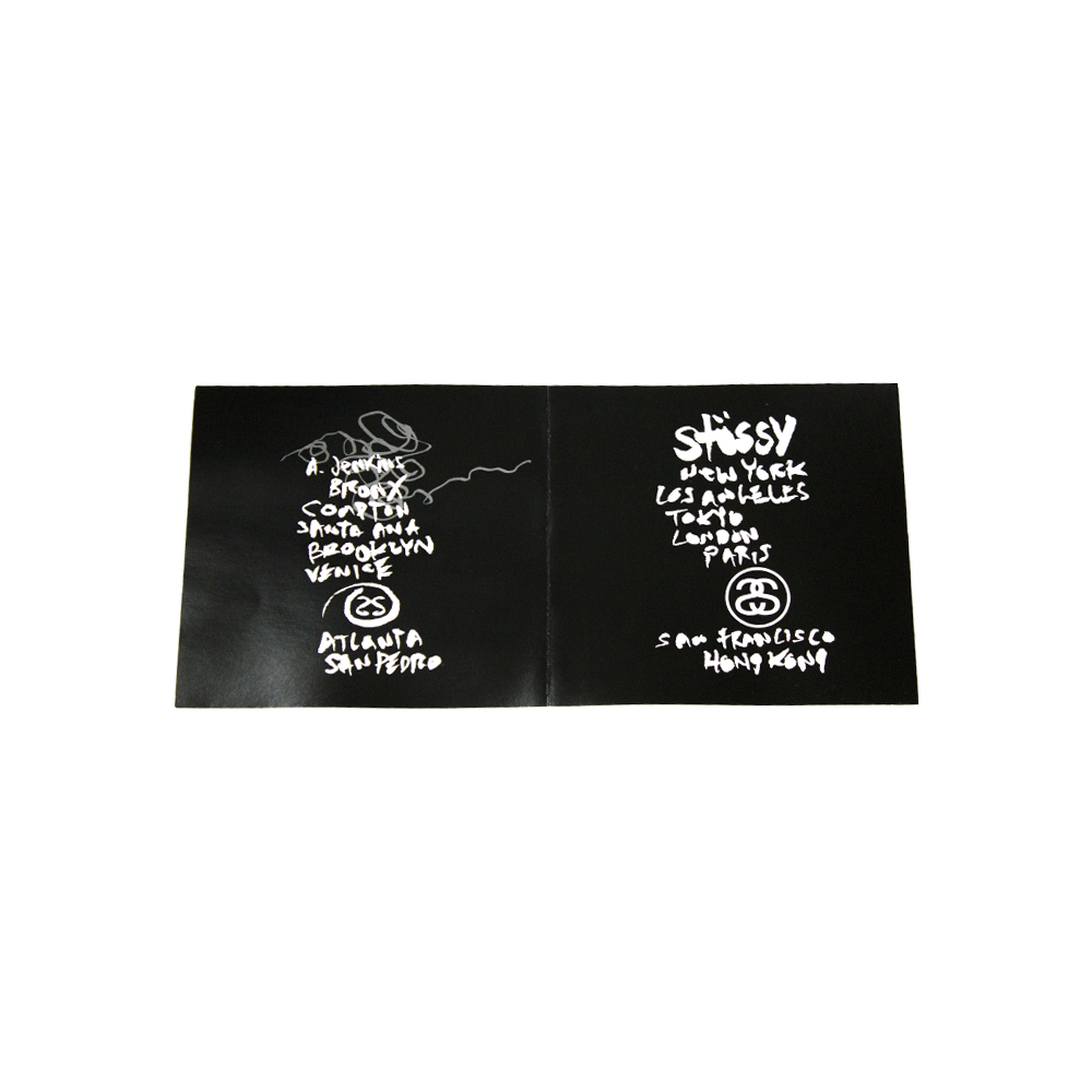 Stussy Black Tee World Tour 2006 Andy Jenkins Limited Edition