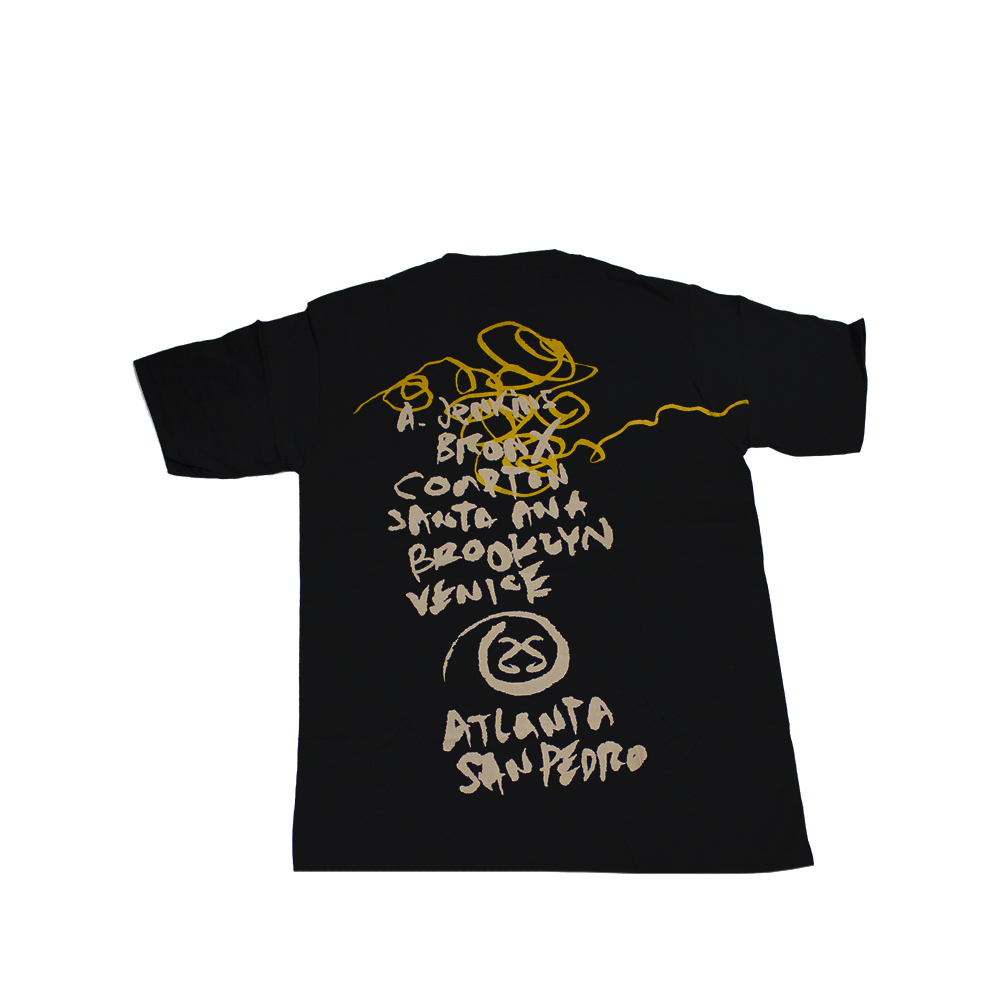 Stussy Black Tee World Tour 2006 Andy Jenkins Limited Edition