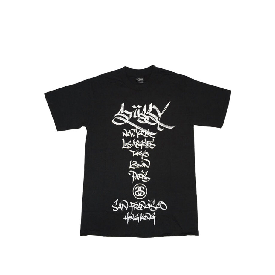 Stussy Black Tee World Tour 2006 Mode 2 Limited Edition