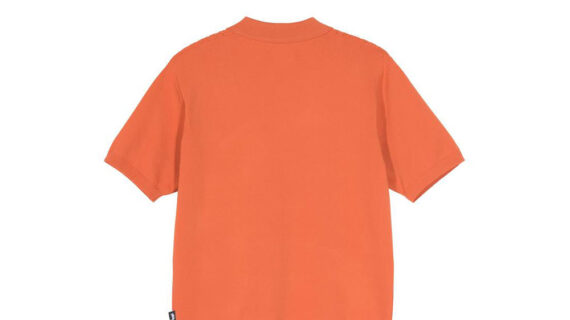 Stussy Cable SS Polo Rust 117077