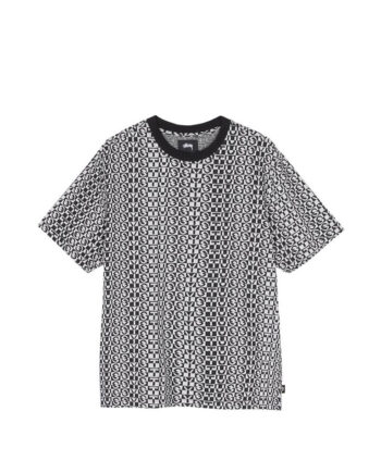 Stussy Check Crew Black 1140206