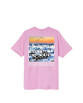 Stussy Clear Day Tee Pink 1904502