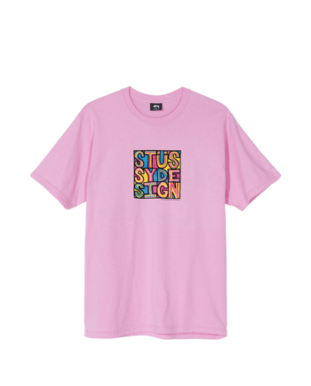 Stussy Clyde Tee Pink 1904503