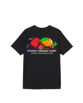 Stussy Fresh Fruit Tee Black 1904542
