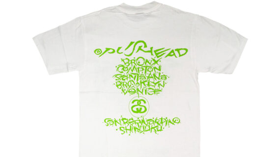 Stussy Lime Tee World Tour 2006 Pushead Limited Edition