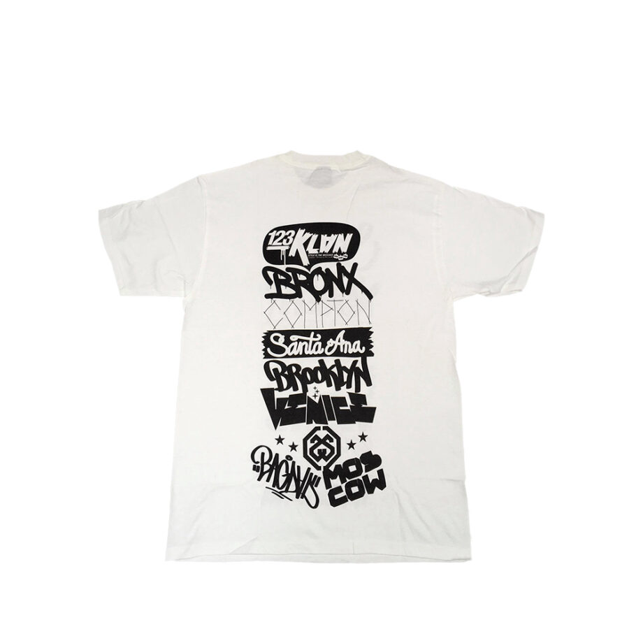 Stussy White Tee World Tour 2006 123 Klan Limited Edition