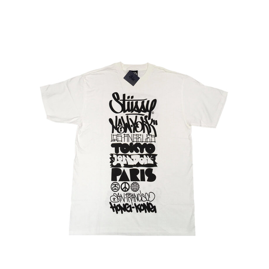 Stussy White Tee World Tour 2006 123 Klan Limited Edition